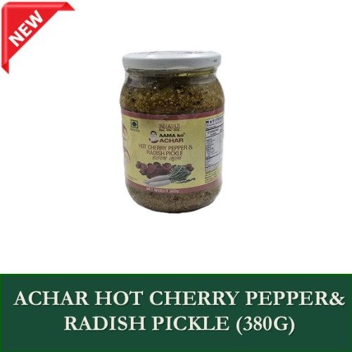 ACHAR HOT CHERRY PEPPER& RADISH PICKLE (380G)