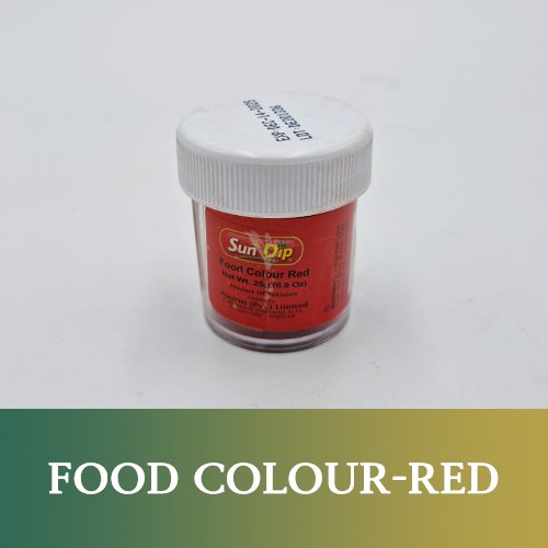 FOOD COLOUR-RED 25G